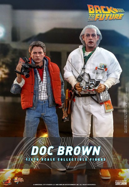 Zurück in die Zukunft Movie Masterpiece Actionfigur 1/6 Doc Brown 30 cm
