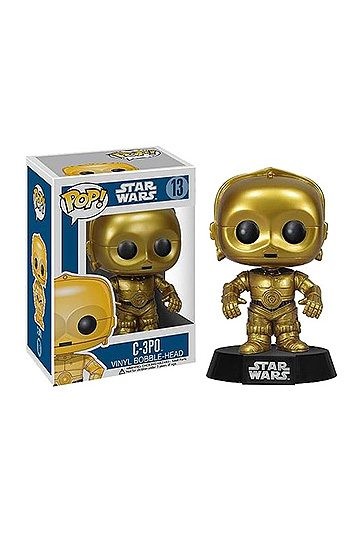 Star Wars POP! Vinyl Wackelkopf-Figur C-3PO 10 cm