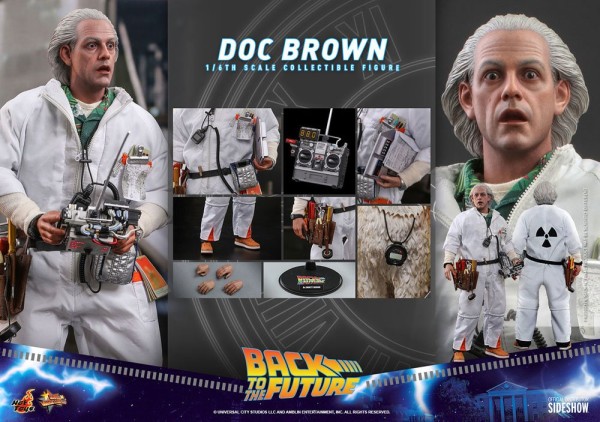 Zurück in die Zukunft Movie Masterpiece Actionfigur 1/6 Doc Brown 30 cm