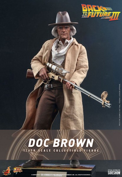 Zurück in die Zukunft III Movie Masterpiece Actionfigur 1/6 Doc Brown 32 cm