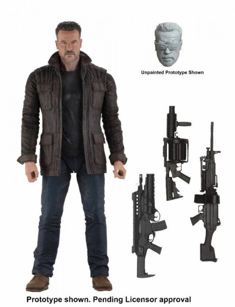 Terminator: Dark Fate Actionfigur T-800 18 cm