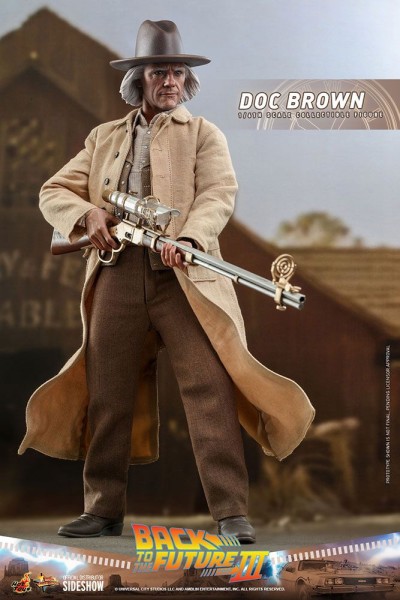 Zurück in die Zukunft III Movie Masterpiece Actionfigur 1/6 Doc Brown 32 cm