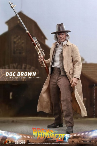 Zurück in die Zukunft III Movie Masterpiece Actionfigur 1/6 Doc Brown 32 cm